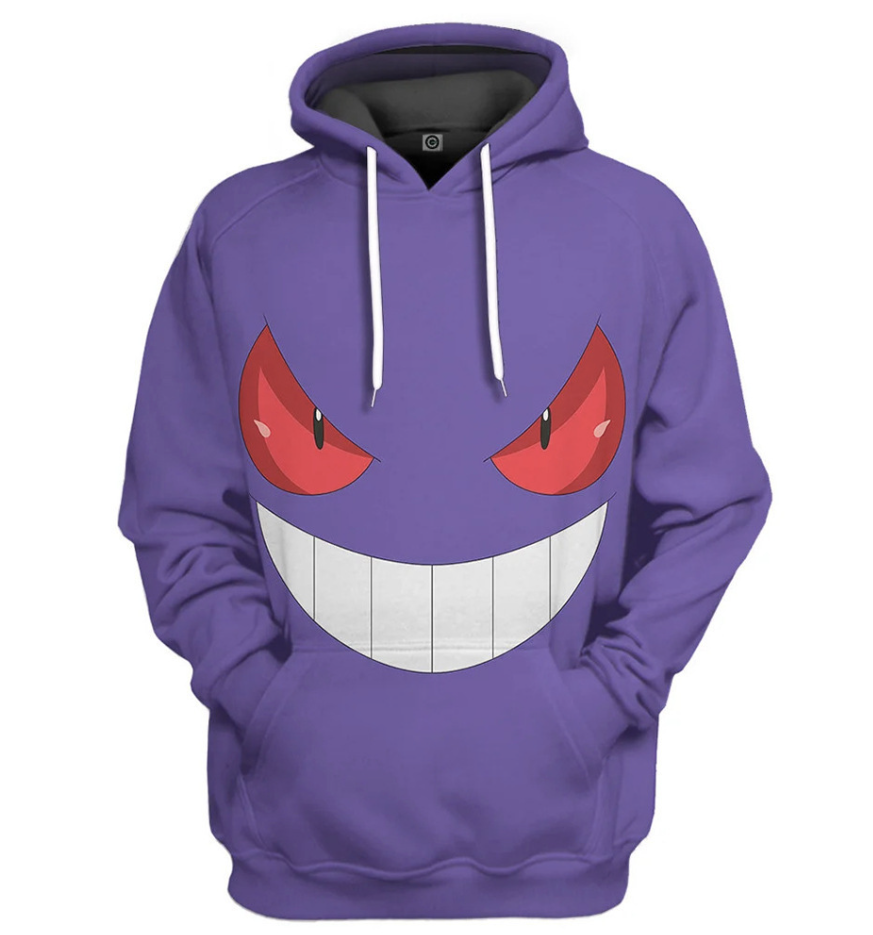 Pokemon Hoodie Gengar S