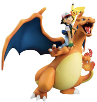 Pokemon Figuren Ash Ketchum & Charizard Glurak