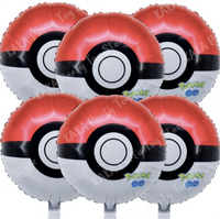 Pokemon 6 Stk. Luftballon Pokeball