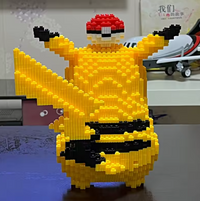Pokemon Pikachu Baustein XXL