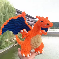 Pokemon Baustein Glurak XXL