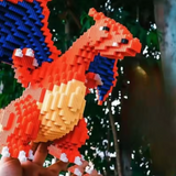 Pokemon Baustein Glurak XXL