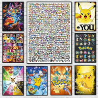 Pokemon Wall Art Watercolor