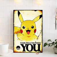 Pokemon Wall Art Watercolor